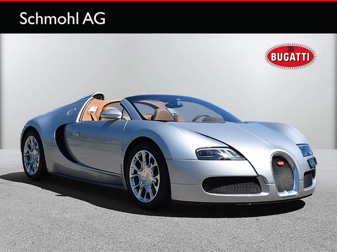2010 Bugatti Veyron Grand Sport for sale, exterior, Argent metallic