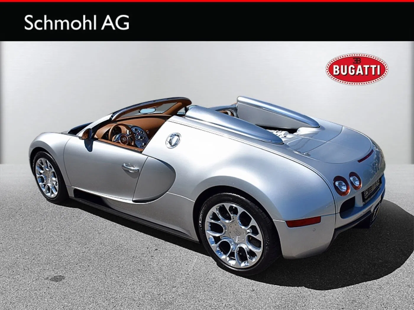 2010 Bugatti Veyron Grand Sport for sale, exterior, Argent metallic