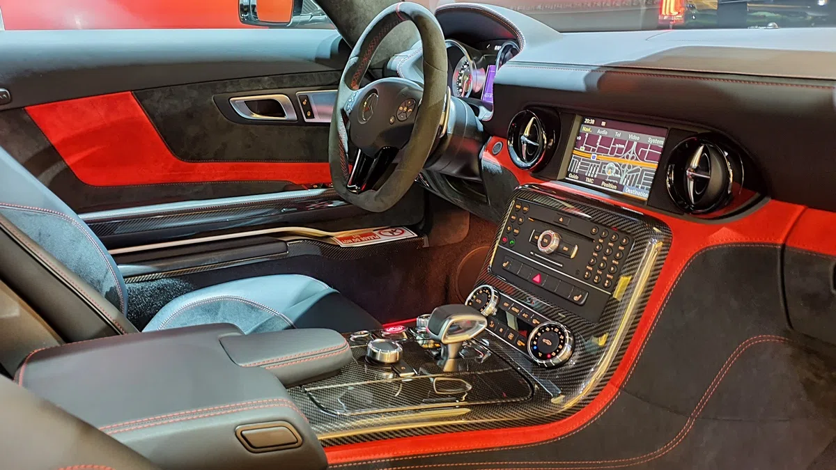 2014 Mercedes-Benz SLS AMG Black Series interior, dashboard