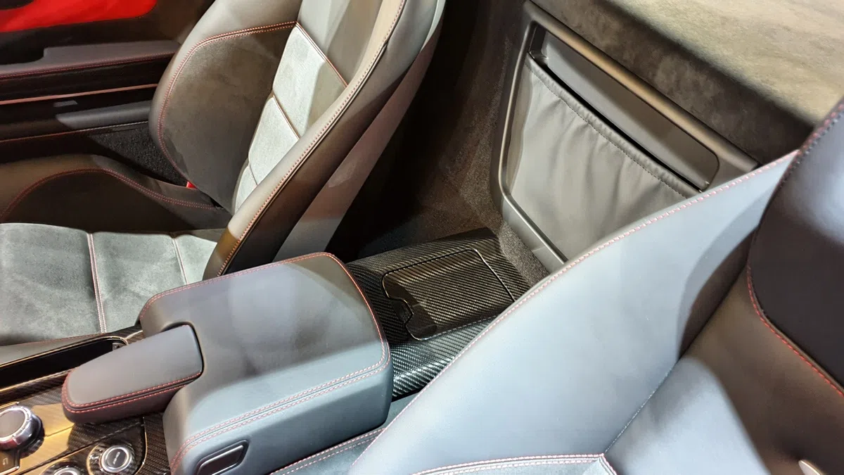 2014 Mercedes-Benz SLS AMG Black Series interior, seats