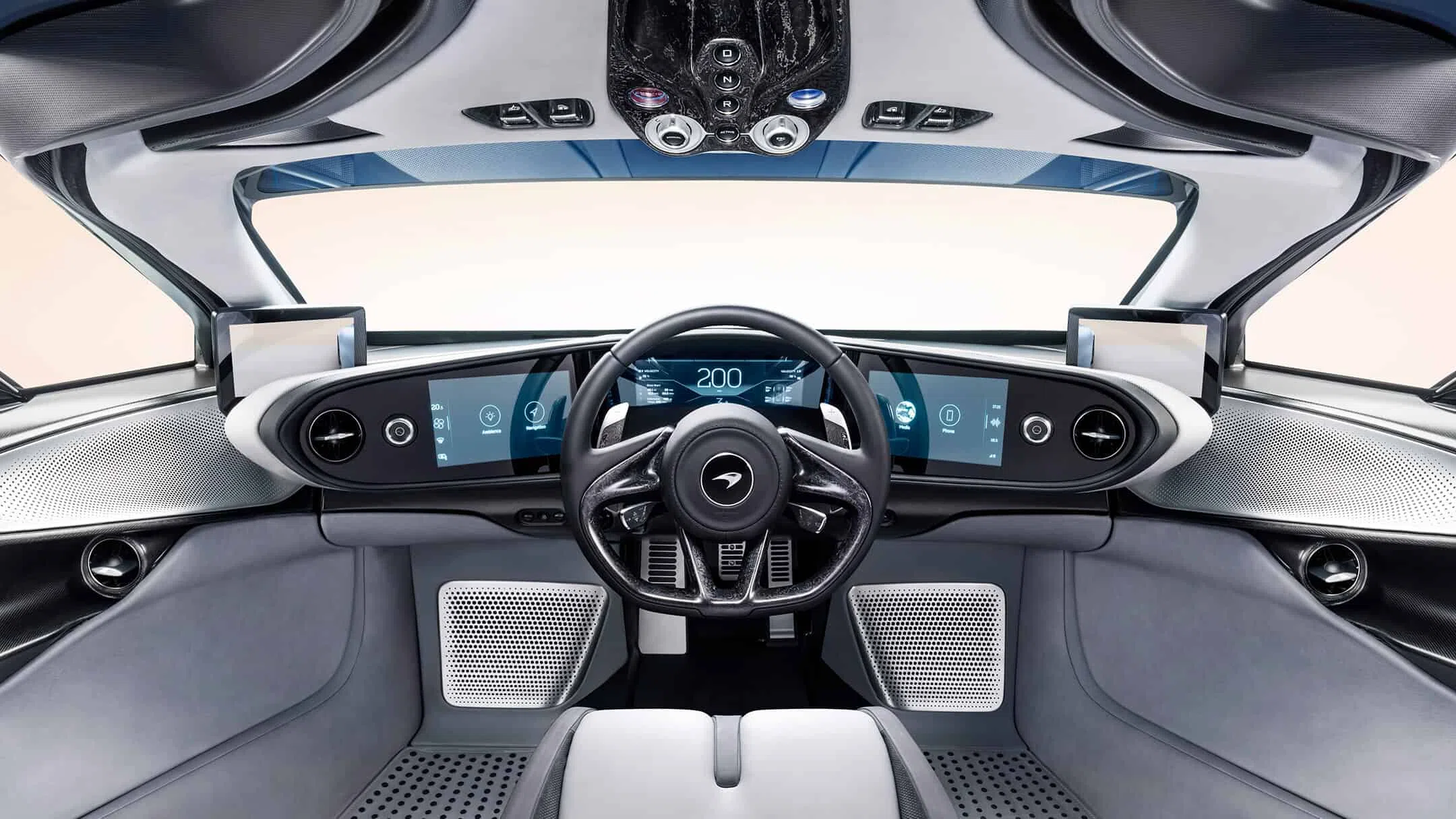 2020 McLaren Speedtail interior, dashboard