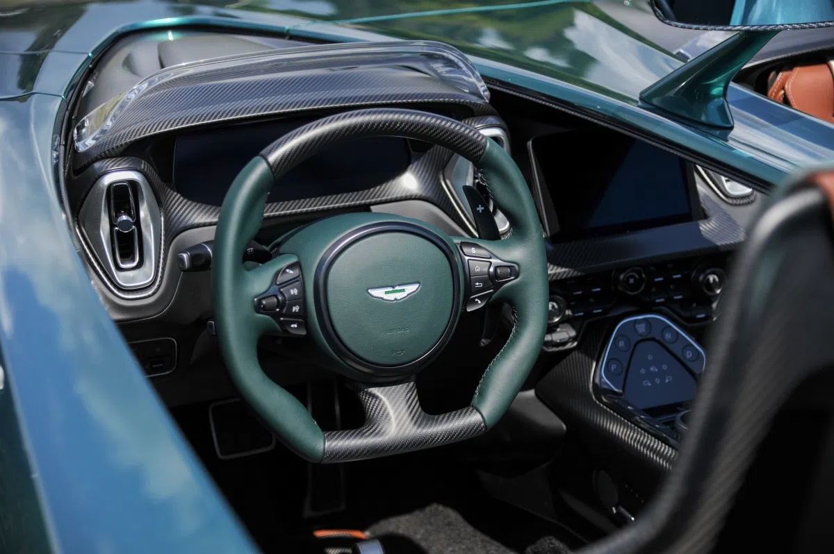 2022 Aston Martin V12 Speedster DBR1 Package interior, dashboard