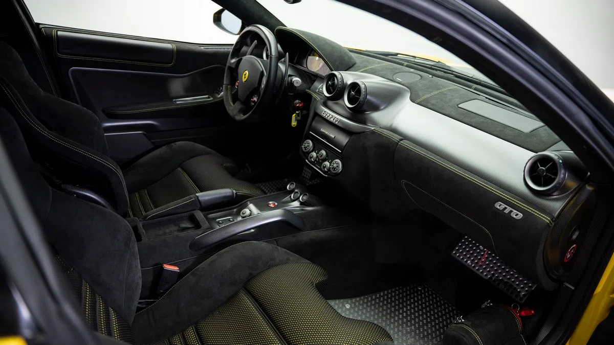 2012 Ferrari 599 GTO interior