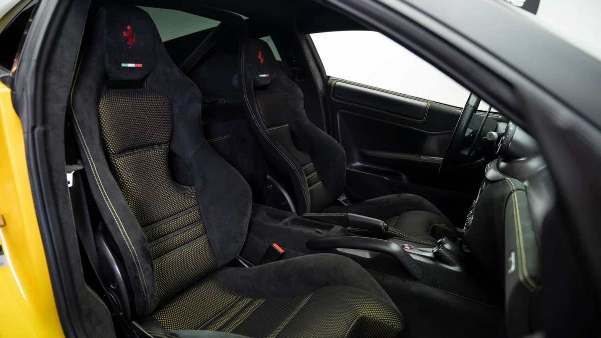 2012 Ferrari 599 GTO interior, seats