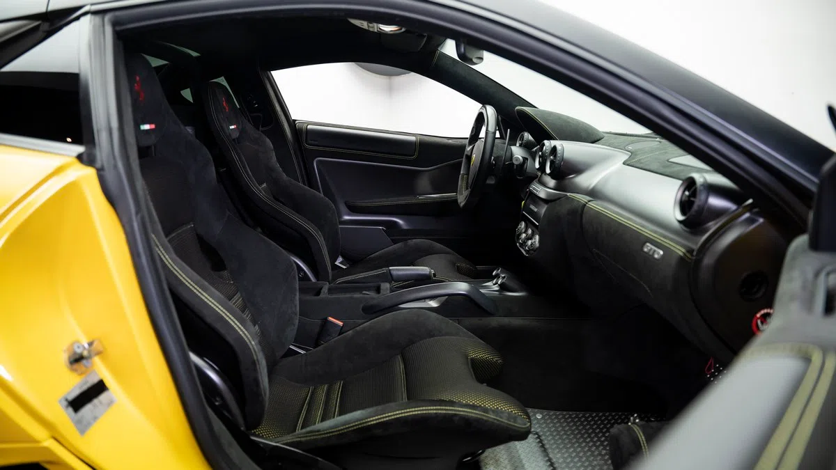 2012 Ferrari 599 GTO interior, seats