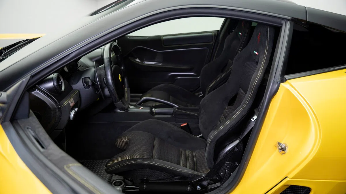 2012 Ferrari 599 GTO interior, seats