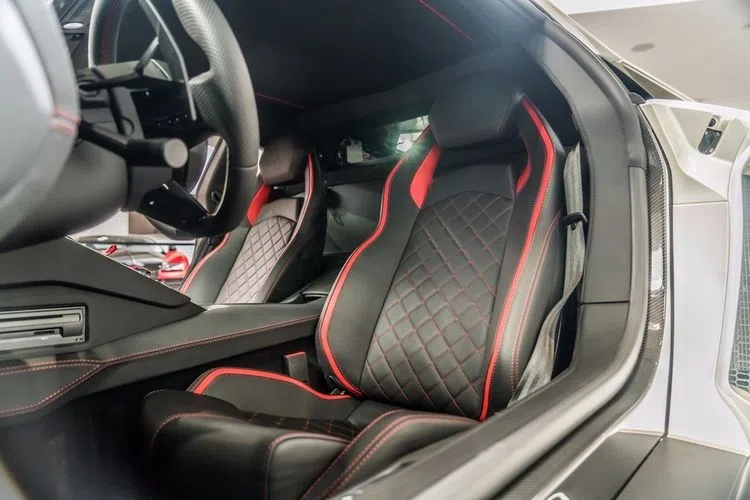 2017 Lamborghini Aventador S interior, seats, Nero Ade