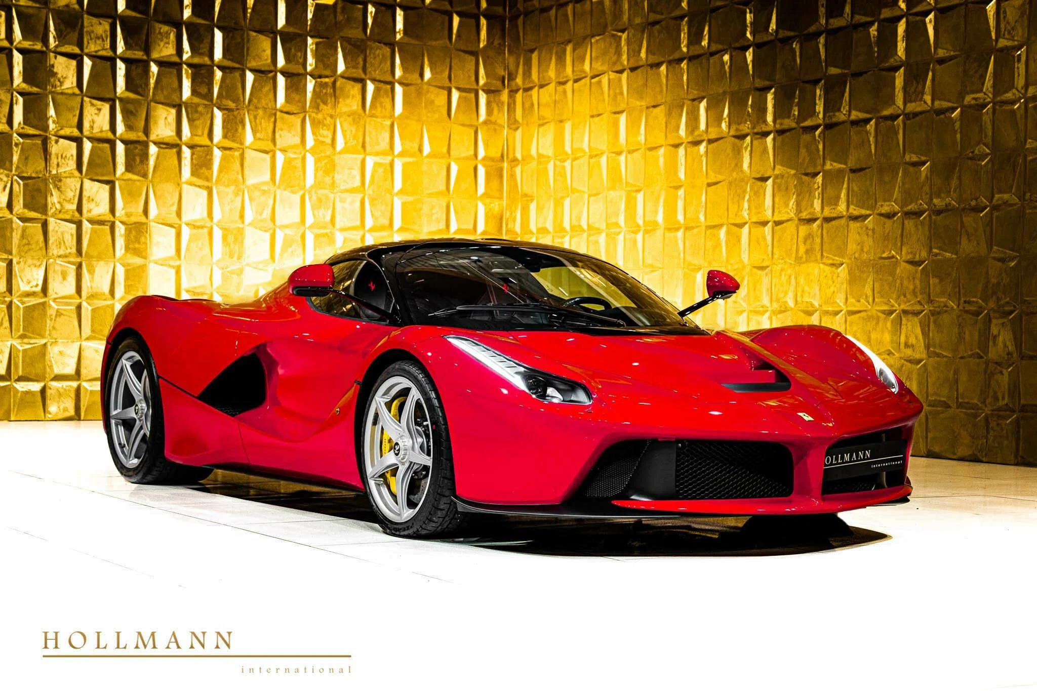Ferrari LaFerrari for sale, exterior, Rosso Corsa Red + Nero Black