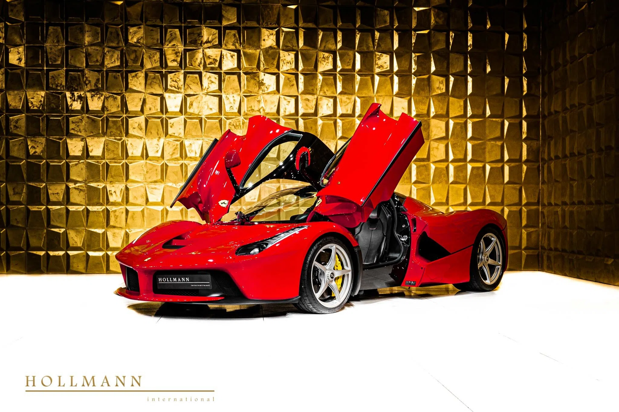 Ferrari LaFerrari for sale, exterior, Rosso Corsa Red + Nero Black