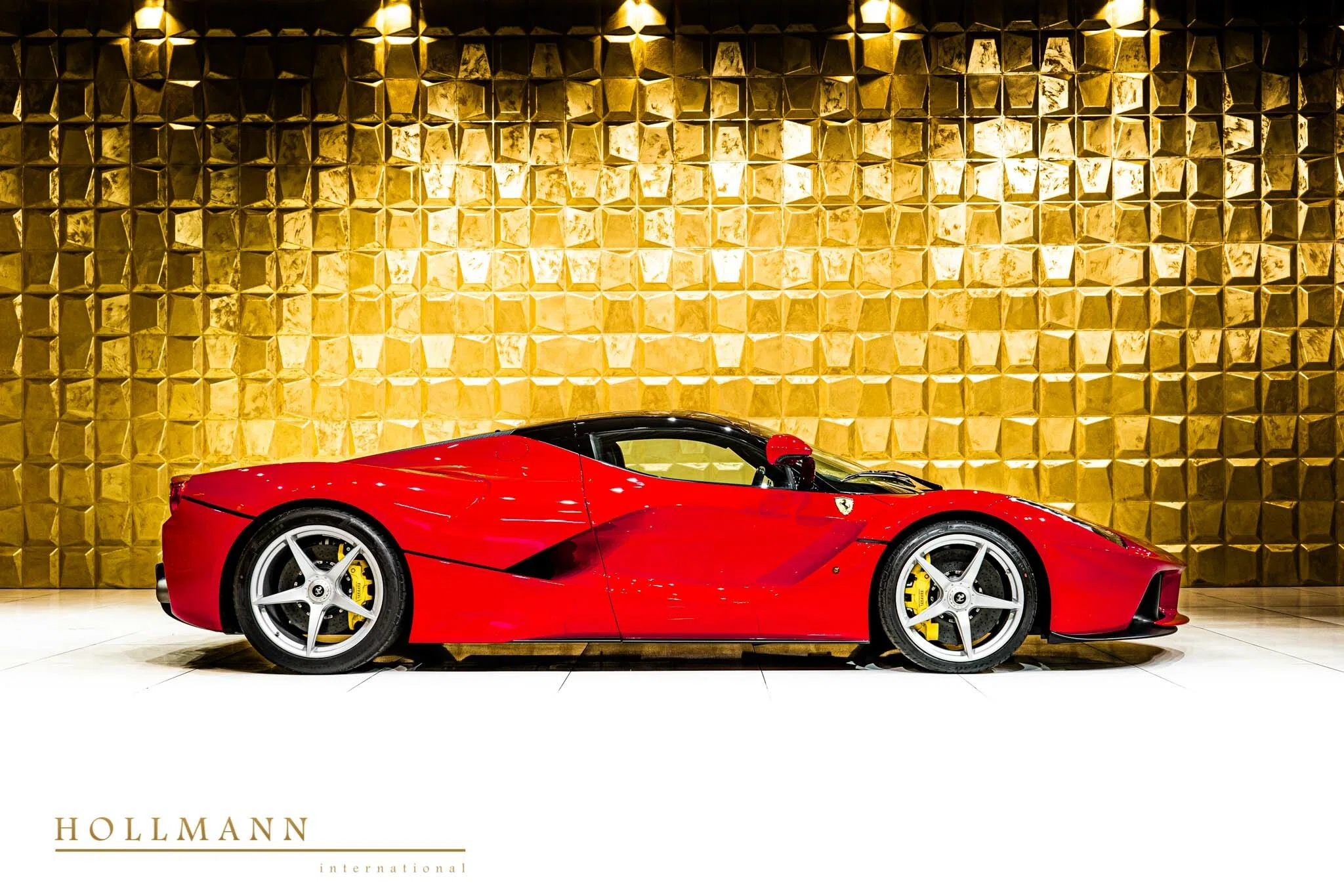 Ferrari LaFerrari for sale, exterior, Rosso Corsa Red + Nero Black