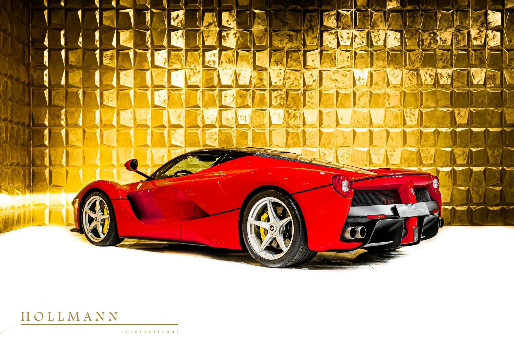 Ferrari LaFerrari for sale, exterior, Rosso Corsa Red + Nero Black