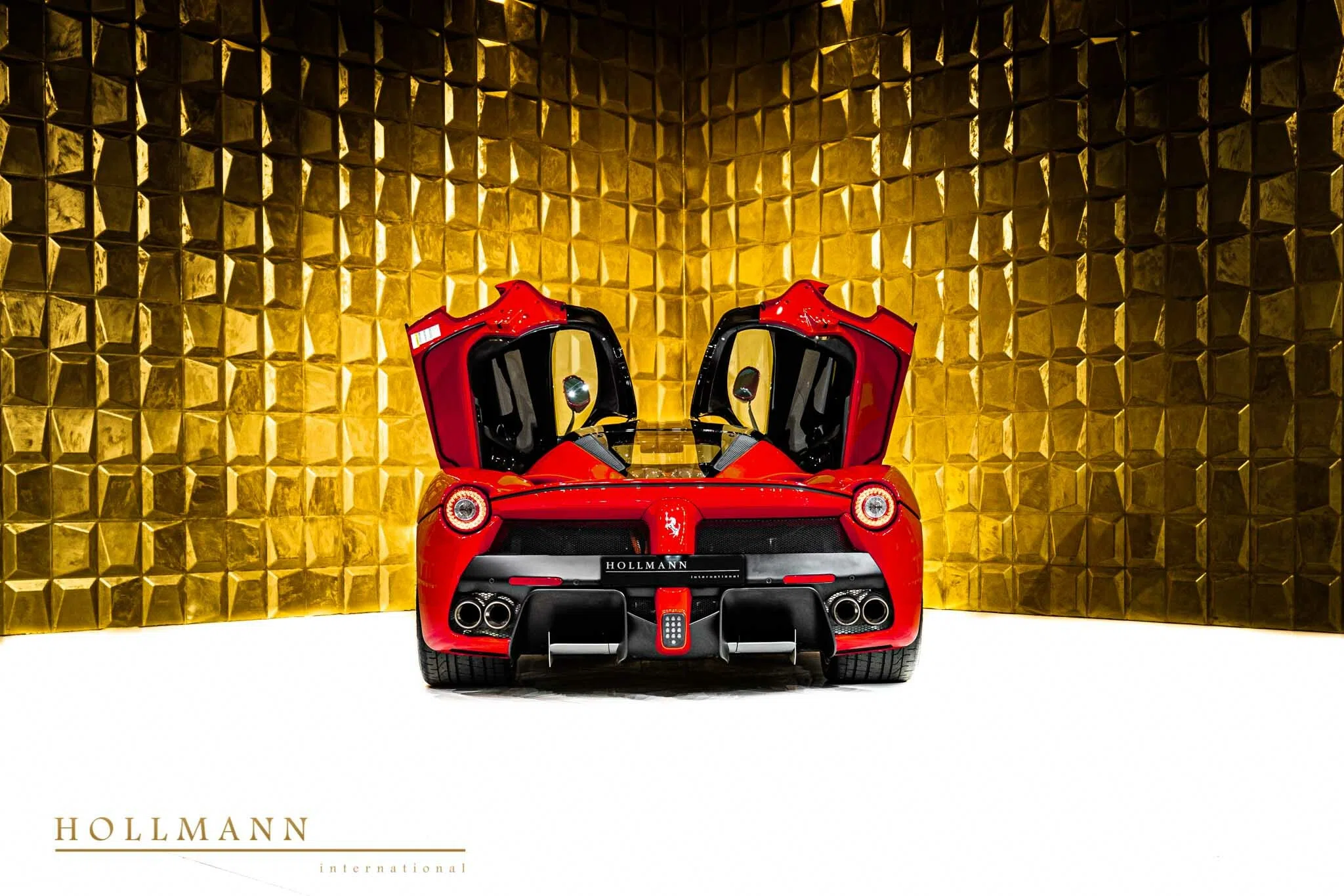 Ferrari LaFerrari for sale, exterior, Rosso Corsa Red + Nero Black
