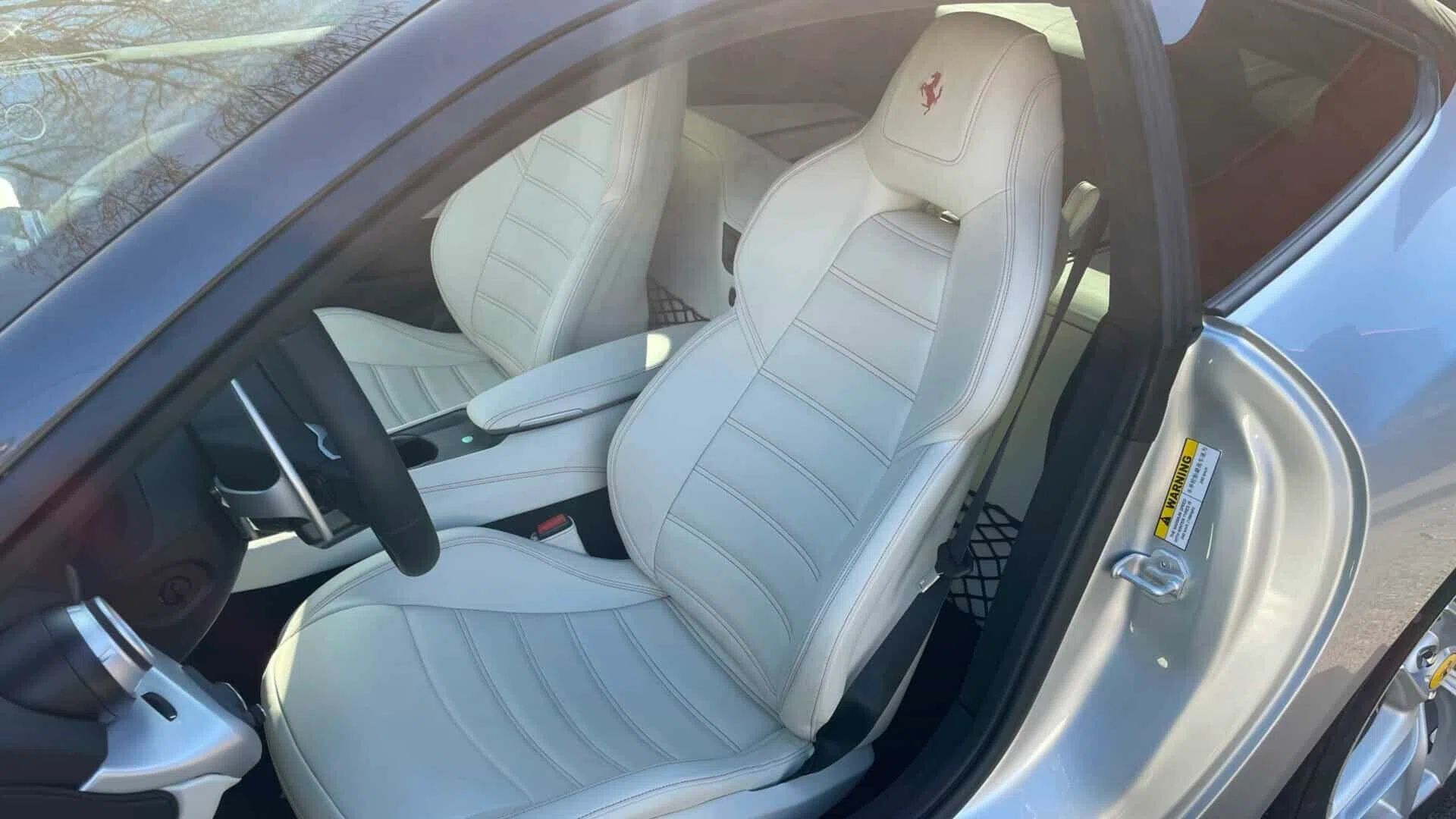 2017 Ferrari F12 Berlinetta 70th interior, seats, Withe