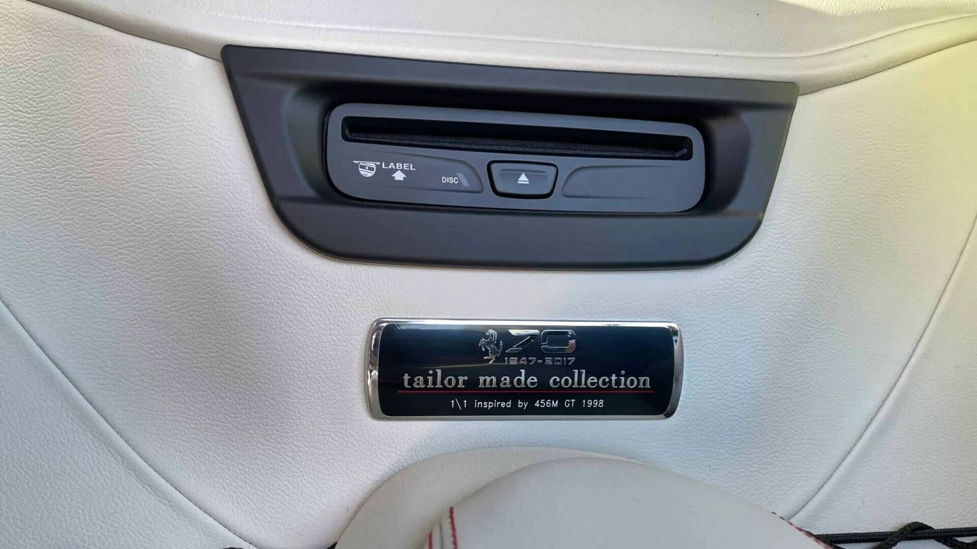 2017 Ferrari F12 Berlinetta 70th interior, center console, Withe
