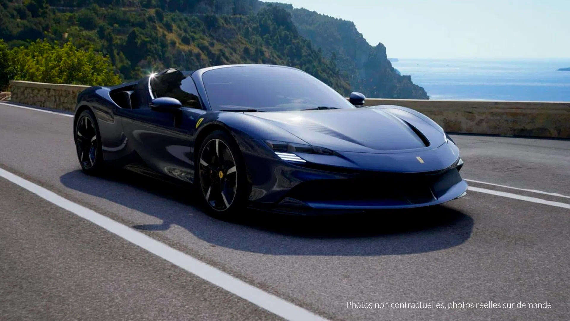 2022 Ferrari SF90 Spider for sale, exterior, Blue