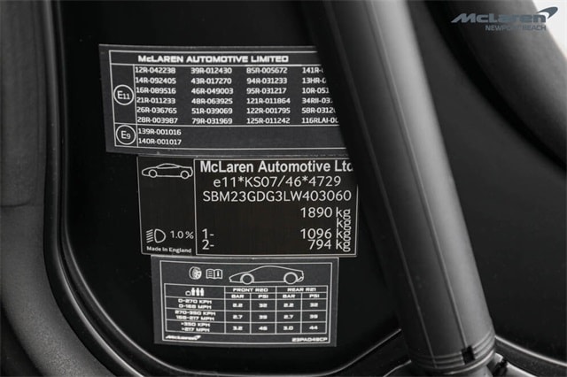 2020 McLaren Speedtail Coupe, 20/20