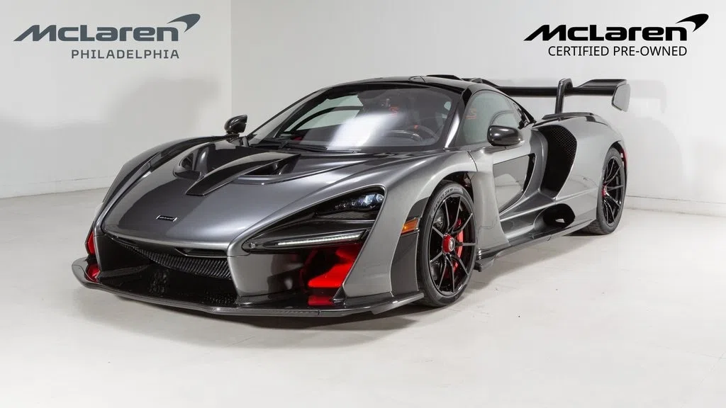 2019 McLaren Senna Coupe for sale, exterior, Kilo Grey