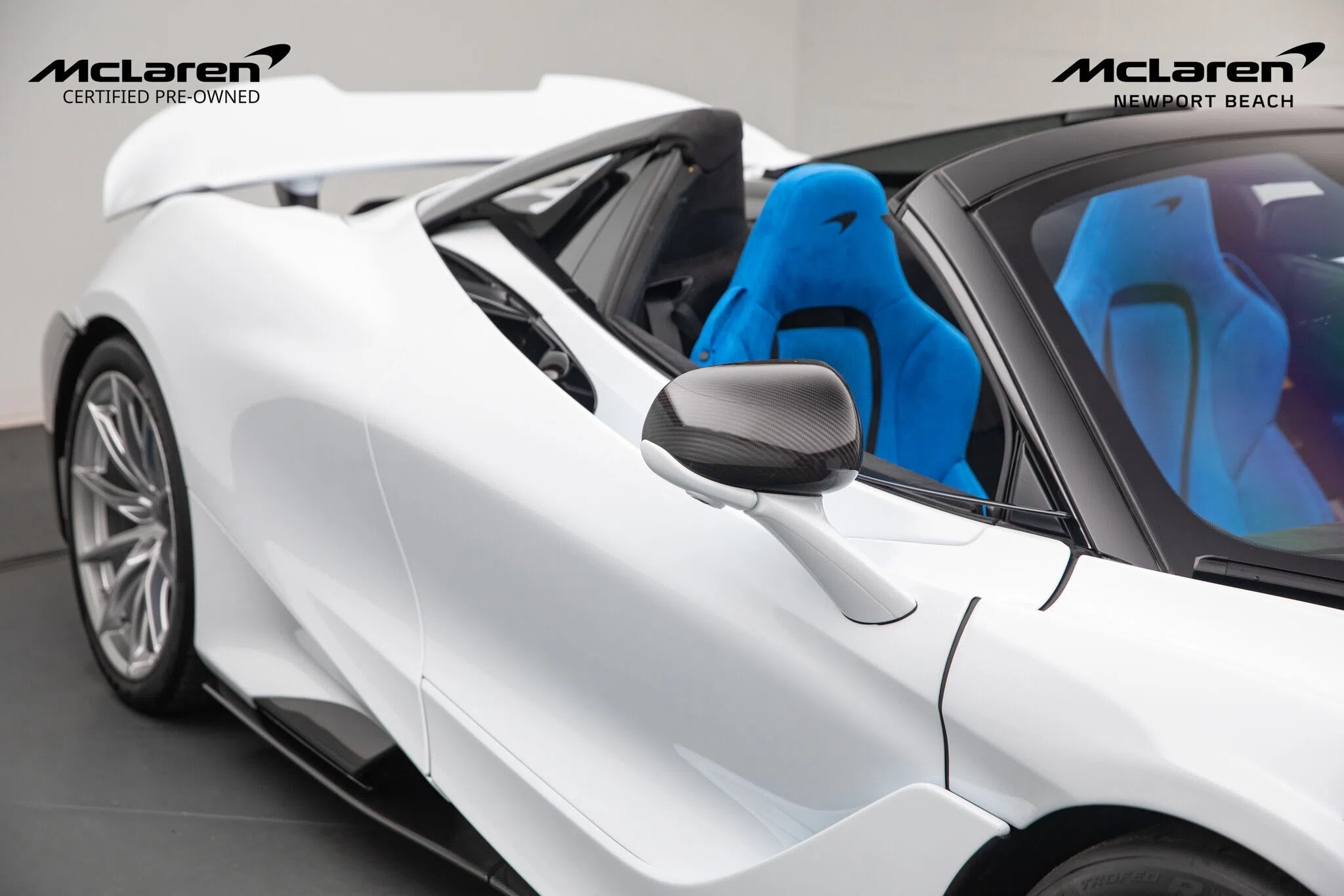2022 McLaren 765LT for sale, exterior, Alaskan Diamond White