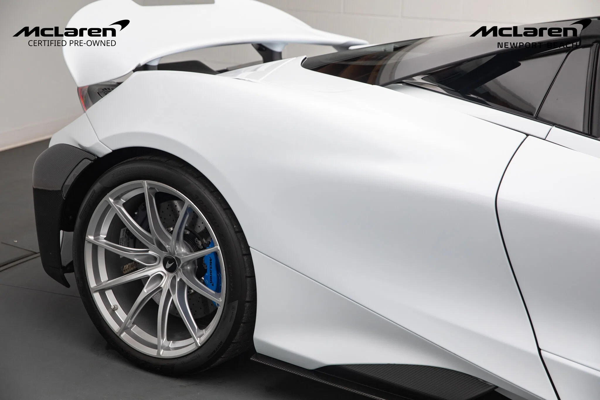 2022 McLaren 765LT for sale, exterior, Alaskan Diamond White
