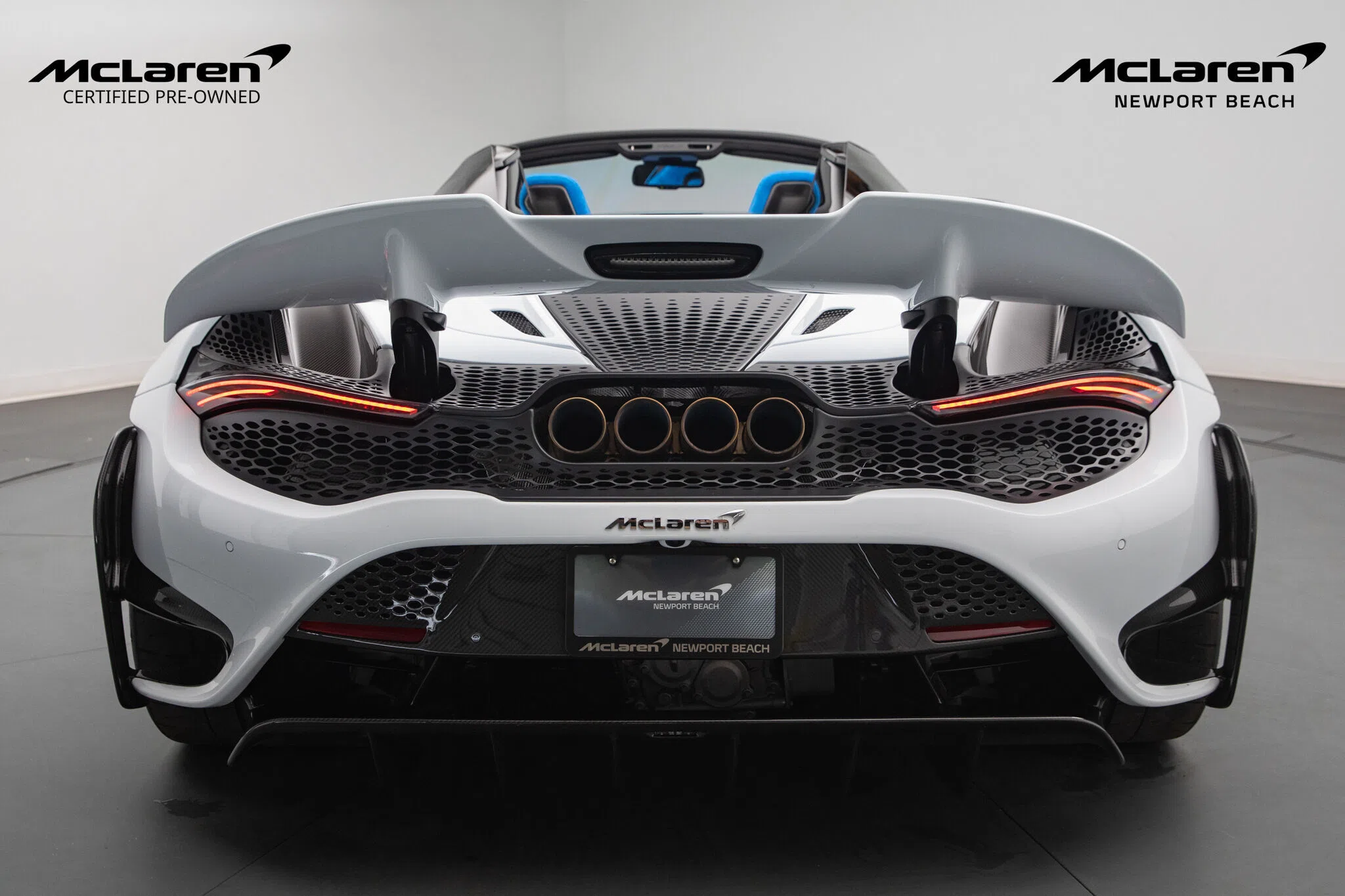 2022 McLaren 765LT for sale, exterior, Alaskan Diamond White