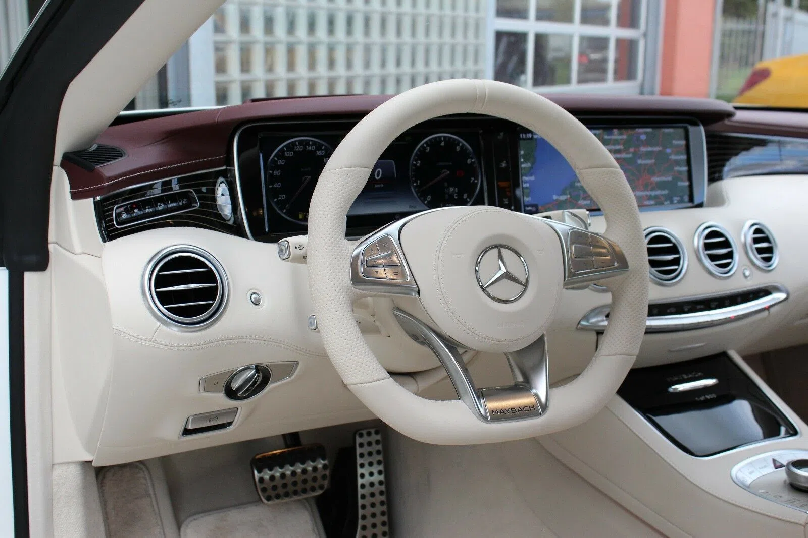2017 Mercedes-Maybach S 650 Cabriolet 1 of 300 interior, dashboard, White