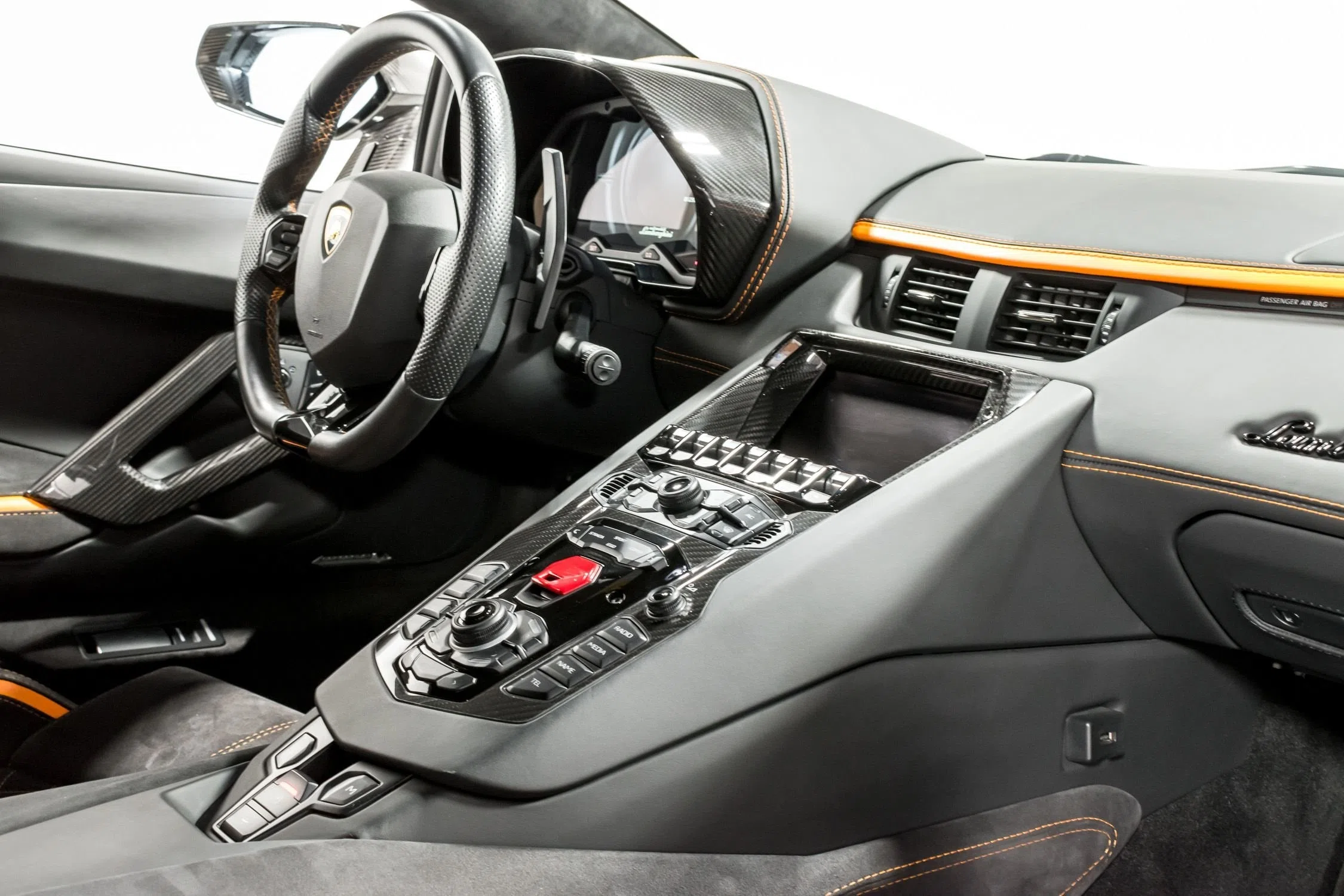 2018 Lamborghini Aventador S interior