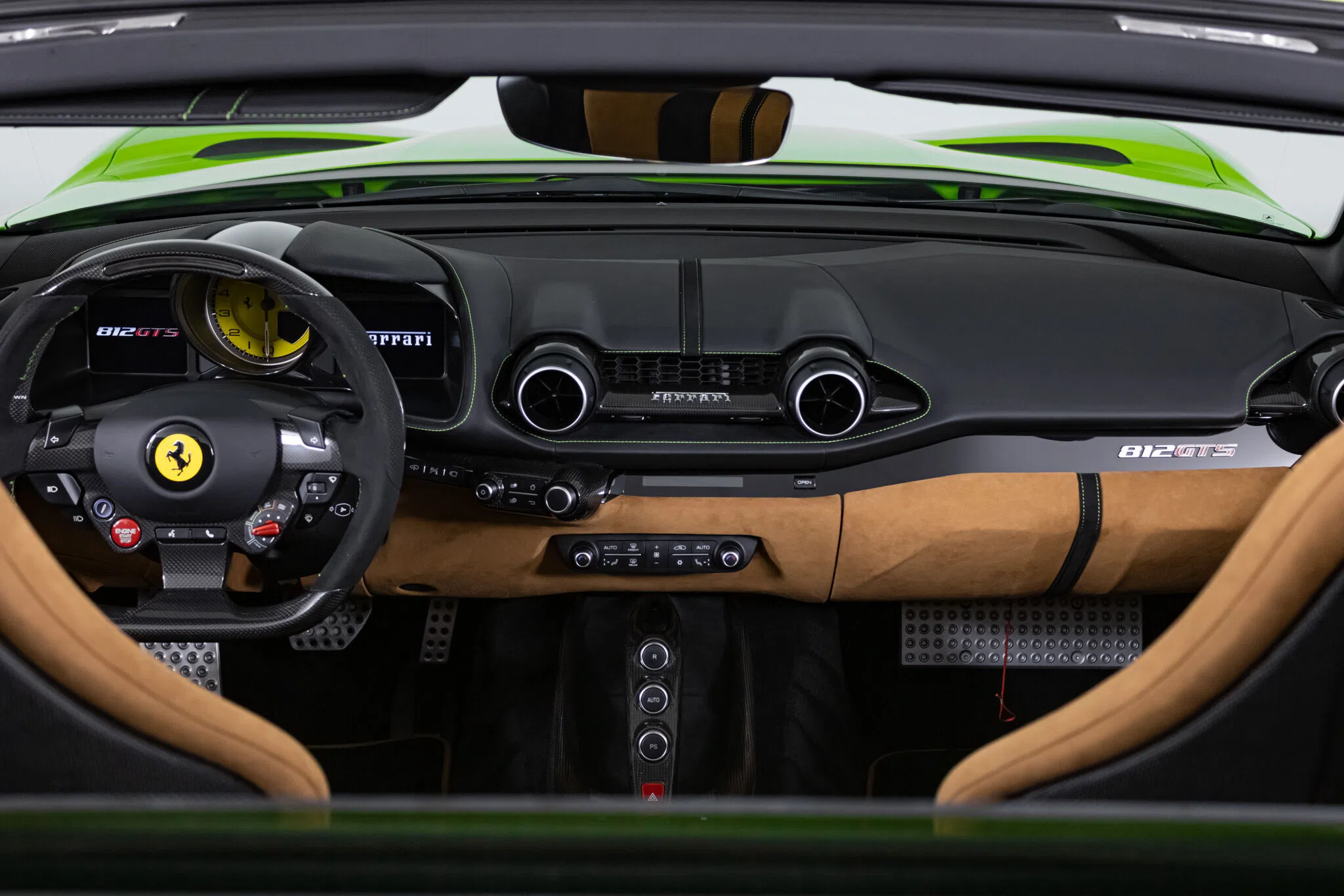 2022 Ferrari 812 GTS interior, dashboard