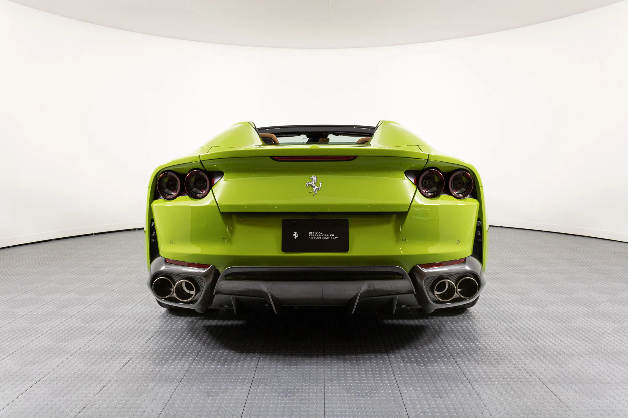 2022 Ferrari 812 GTS, rear three-quarter view