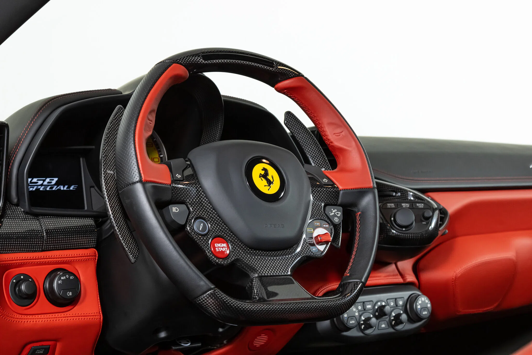 2015 Ferrari 458 Speciale interior, steering wheel