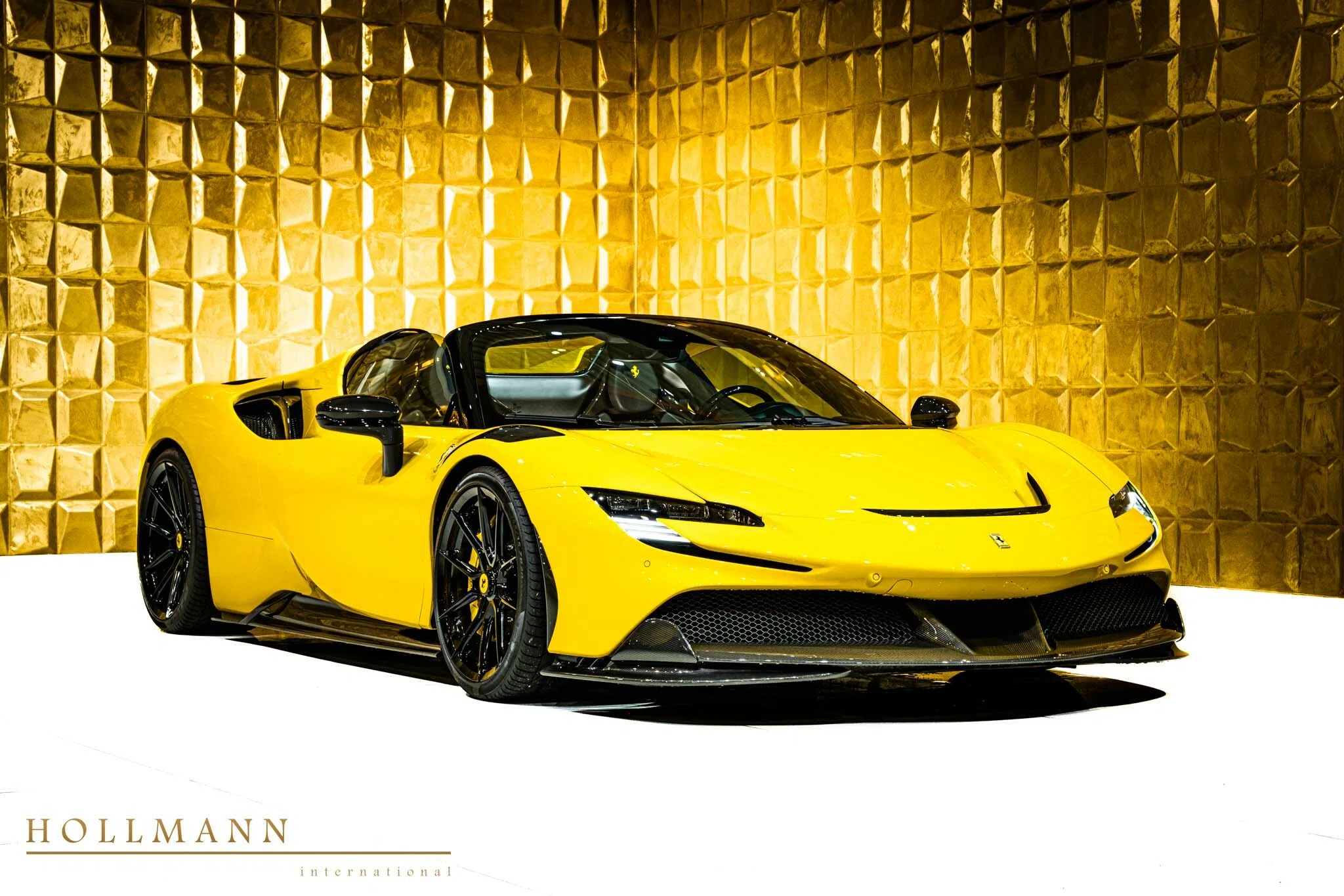 2022 Ferrari SF90 Spider by NOVITEC for sale, exterior, Giallo Modena