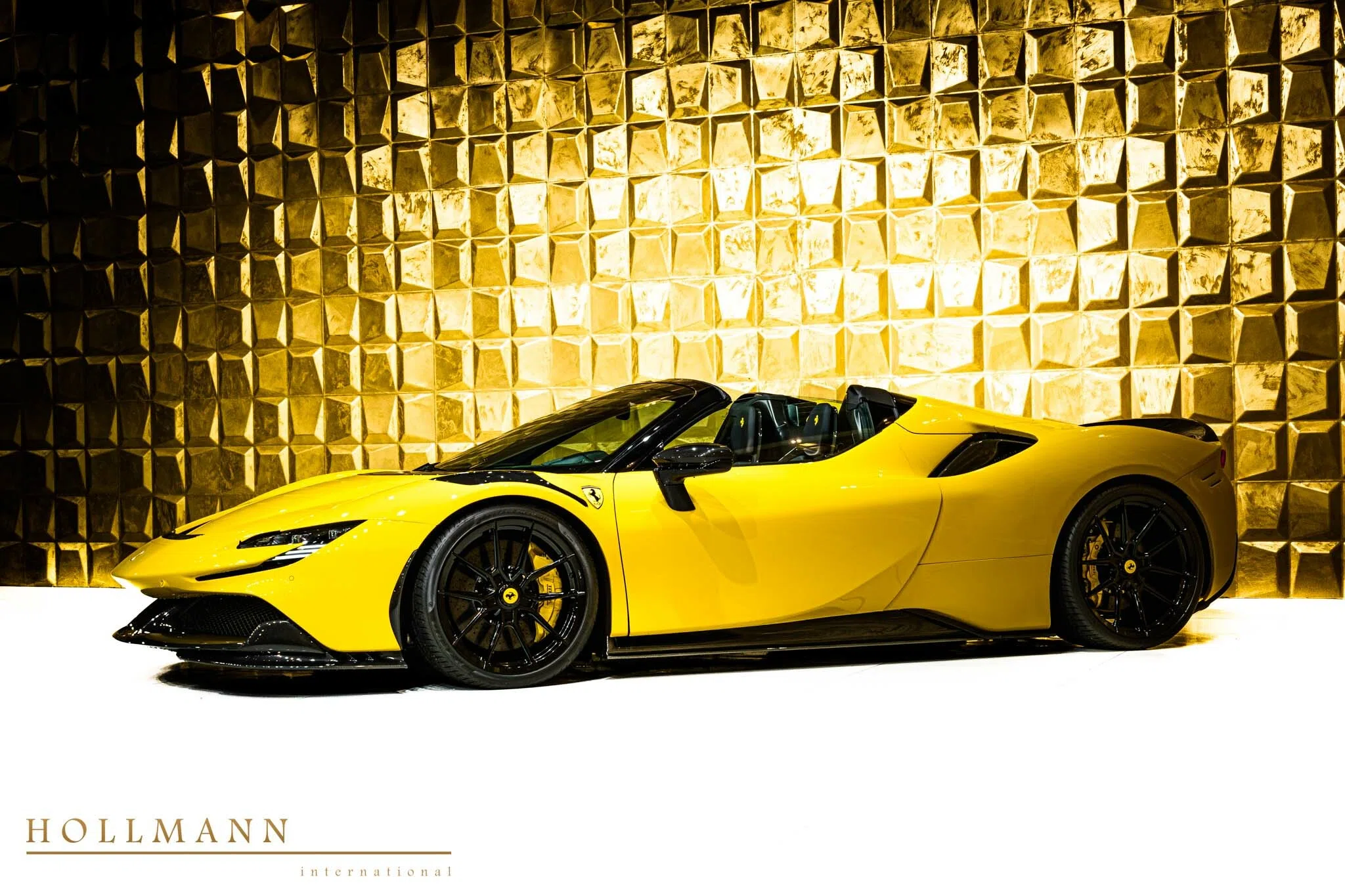2022 Ferrari SF90 Spider by NOVITEC for sale, exterior, Giallo Modena