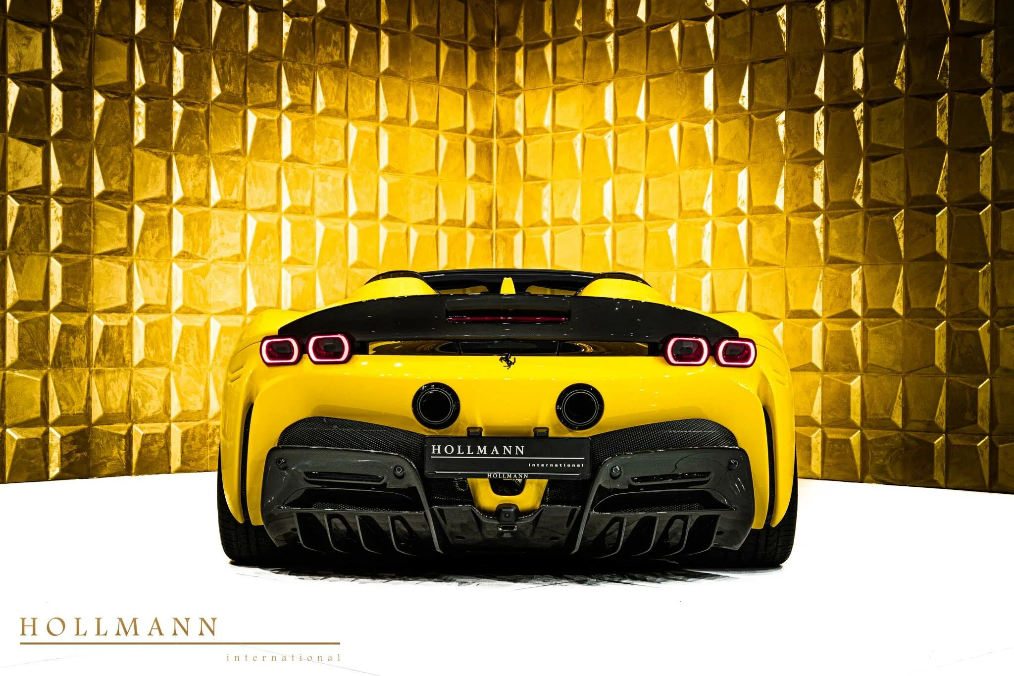 2022 Ferrari SF90 Spider by NOVITEC for sale, exterior, Giallo Modena