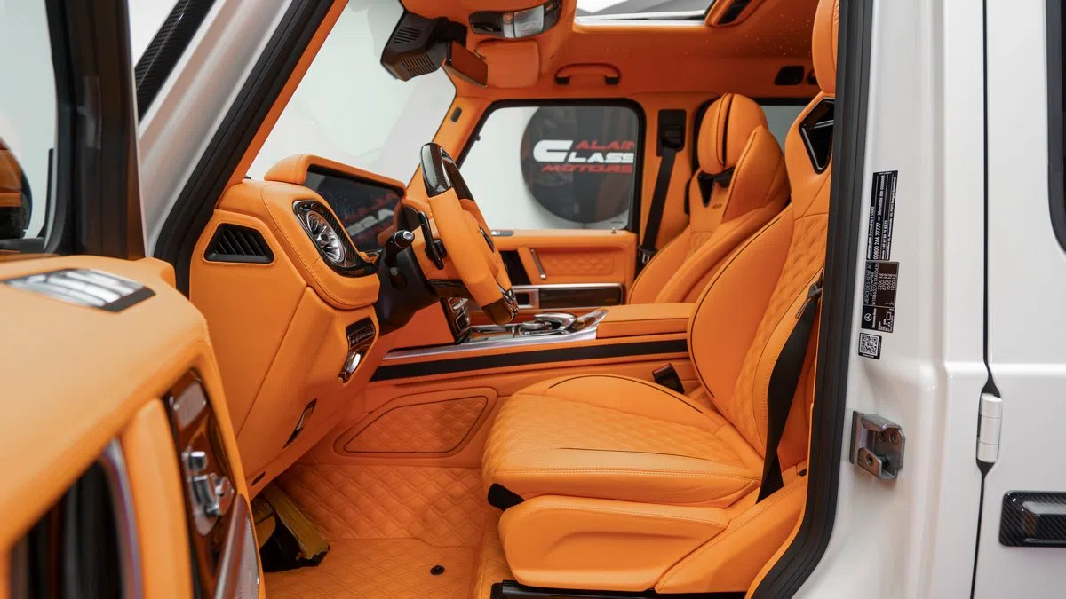 2021 Mercedes-Benz G63 AMG Keyvany interior, seats