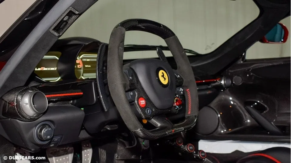 2015 Ferrari LaFerrari interior, dashboard, Black