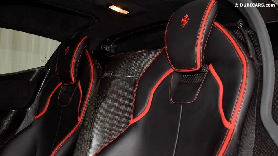 2015 Ferrari LaFerrari interior, seats, Black