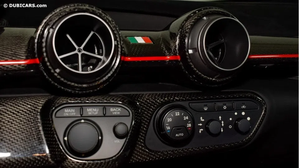 2015 Ferrari LaFerrari interior, Black