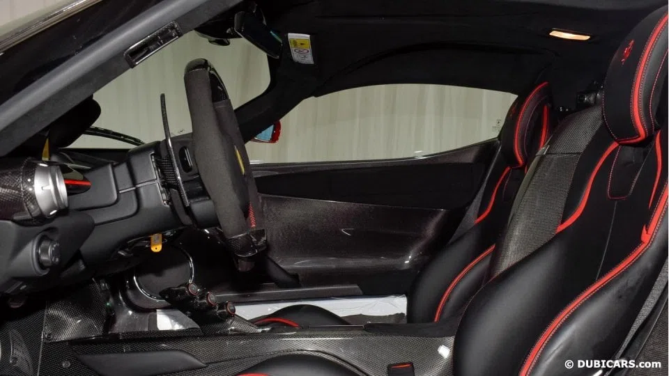 2015 Ferrari LaFerrari interior, Black