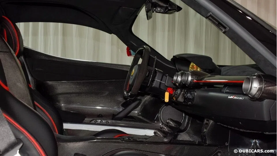2015 Ferrari LaFerrari interior, Black