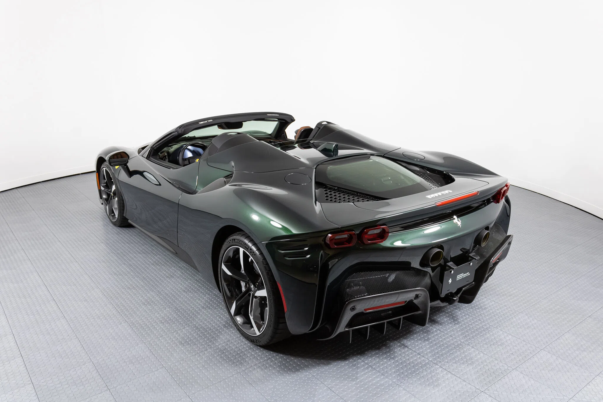 2022 Ferrari SF90 Spider, rear three-quarter view