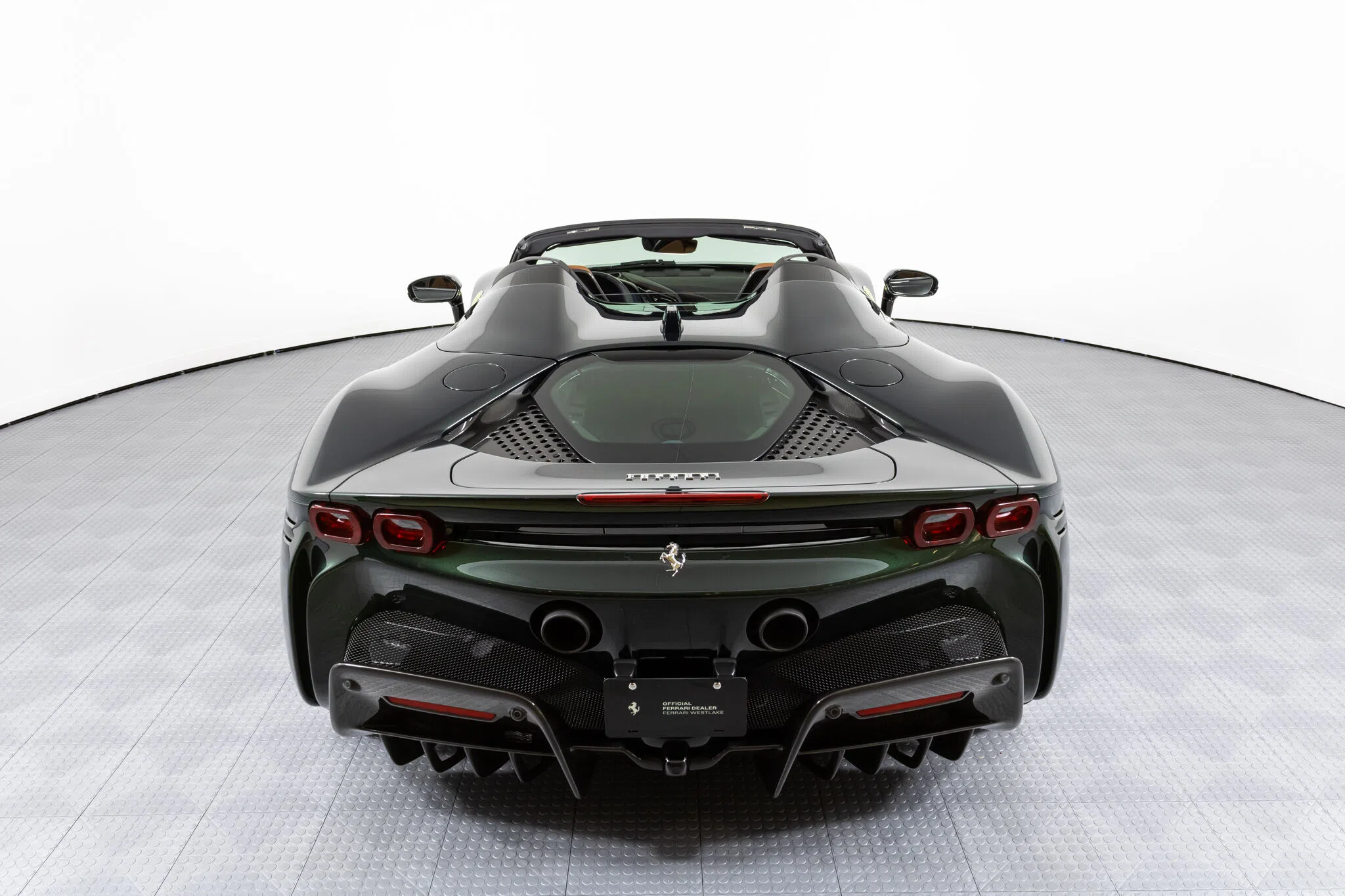 2022 Ferrari SF90 Spider, rear three-quarter view