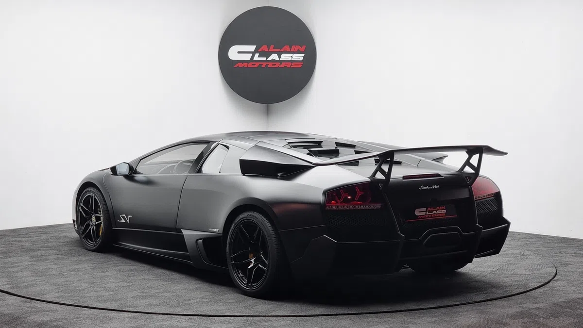 2010 Lamborghini Murcielago SV – 1 of 186 for sale, exterior, Black