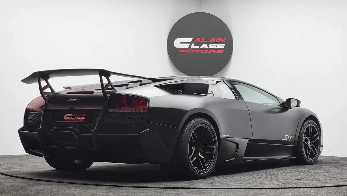 2010 Lamborghini Murcielago SV – 1 of 186 for sale, exterior, Black