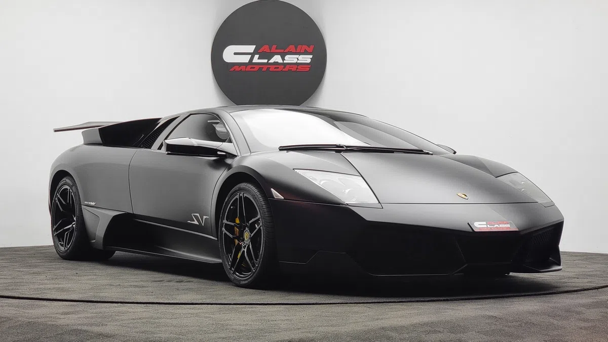 2010 Lamborghini Murcielago SV – 1 of 186 for sale, exterior, Black