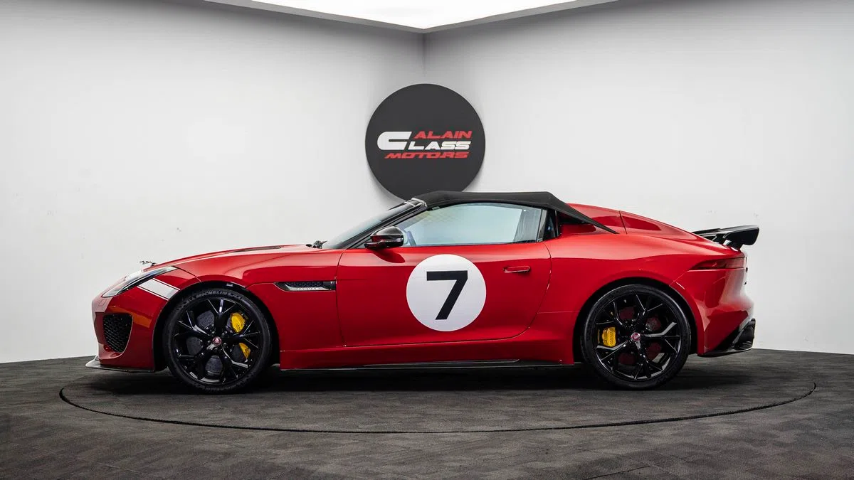2016 Jaguar F-type SV Project 7 – 1 of 250, side profile