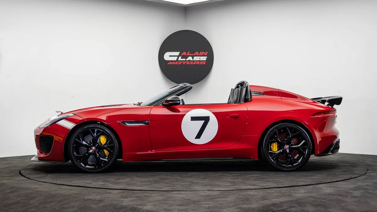 2016 Jaguar F-type SV Project 7 – 1 of 250, side profile