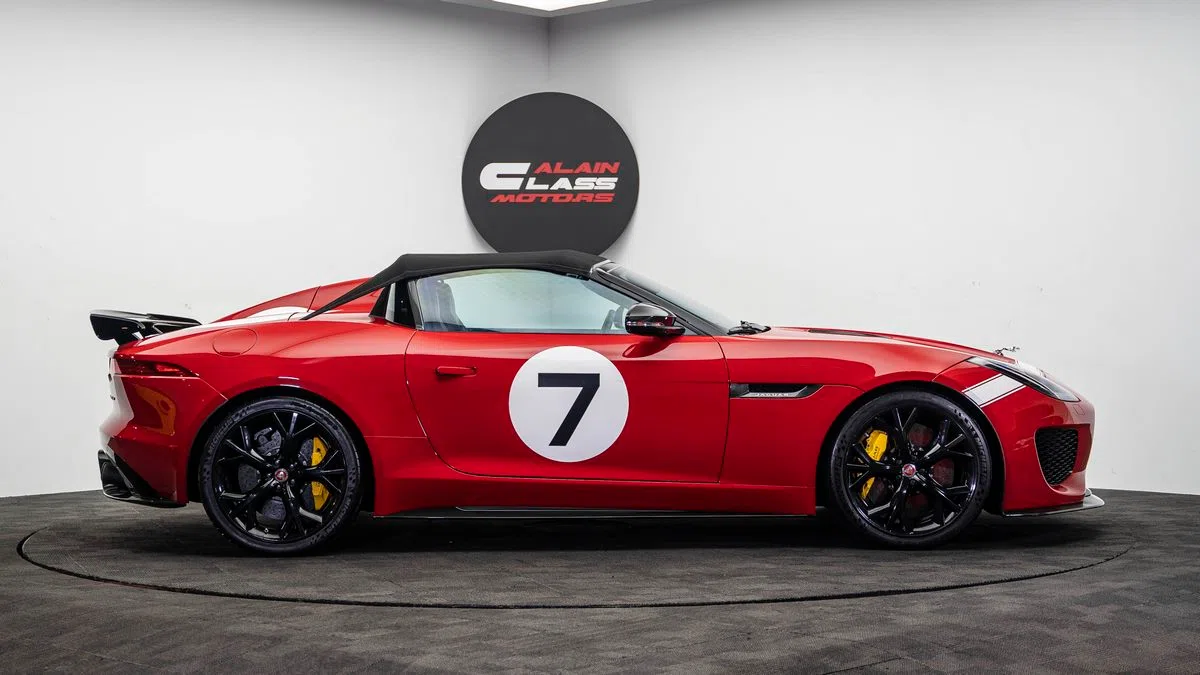 2016 Jaguar F-type SV Project 7 – 1 of 250, side profile