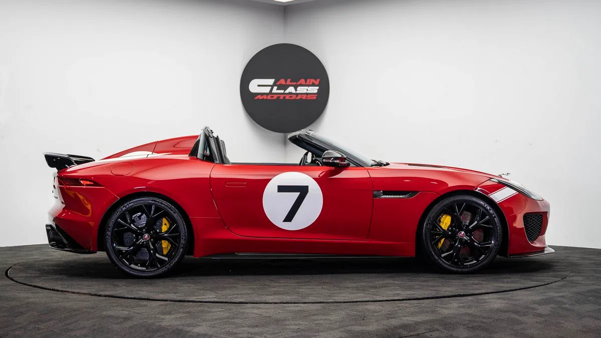 2016 Jaguar F-type SV Project 7 – 1 of 250, side profile