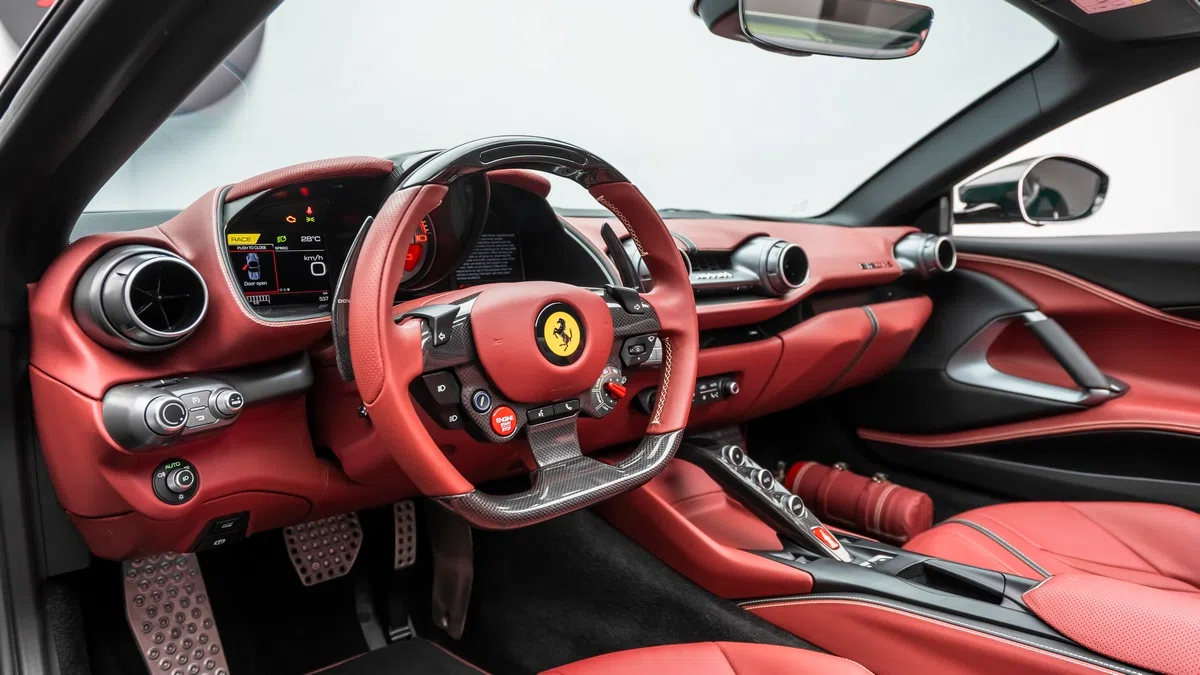 2021 Ferrari 812 GTS interior, dashboard