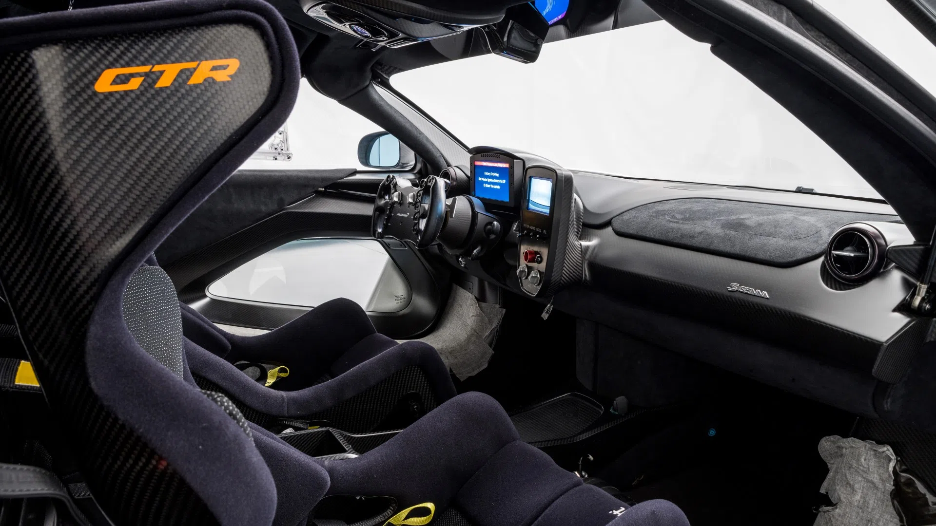 2020 McLaren Senna GTR interior, dashboard