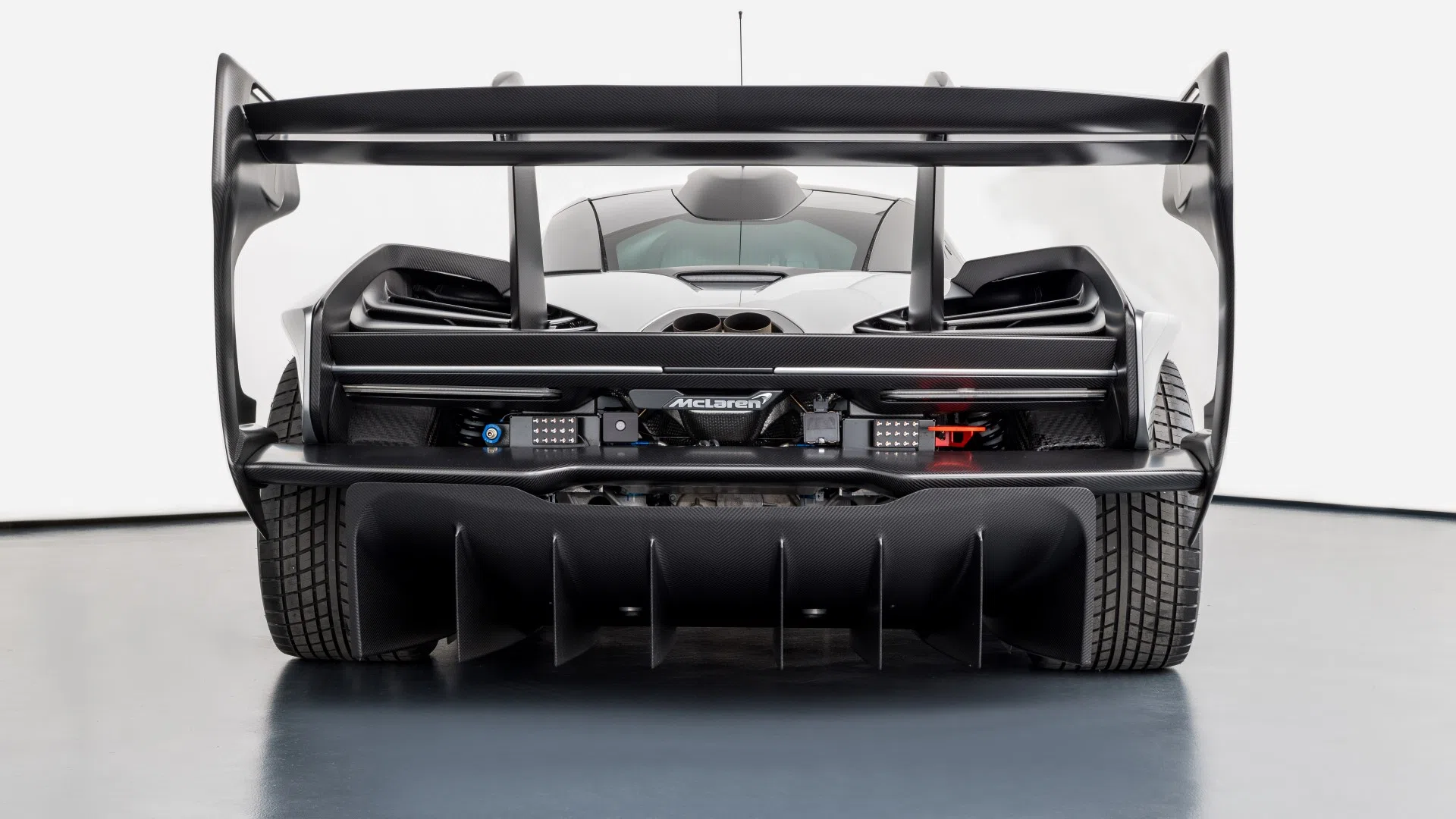 2020 McLaren Senna GTR, rear three-quarter view